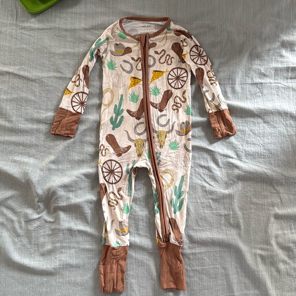 Little Sleepies Ready to Rodeo Bamboo Viscose Zippy - 6-12 months - Picture 1 of 3